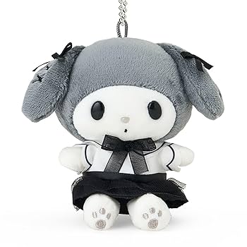 レア サンリオ マイメロディ モノクロ　ぬいぐるみ　1999 アミューズメント サンリオ - マイメロディ ぬいぐるみ 1999年 非売品ベビー