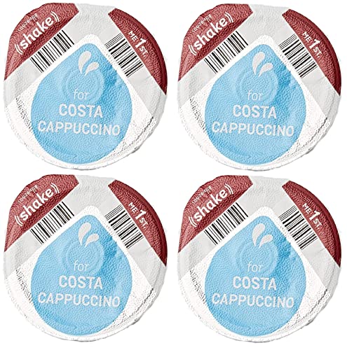 Tassimo Costa Cappuccino Milk T-Discs ONLY, (NO COFFEE PODS), Choose From 24,48 & 96 T-Discs Customize