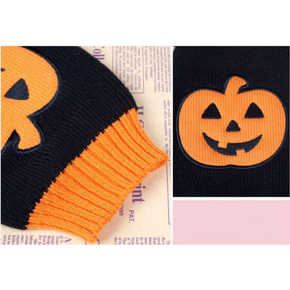 Mipcase Costume Cane Halloween 3 Pz Arredamento di Halloween Maglione per Cani da Compagnia Piccolo Maglione Cane Domestico Costume
