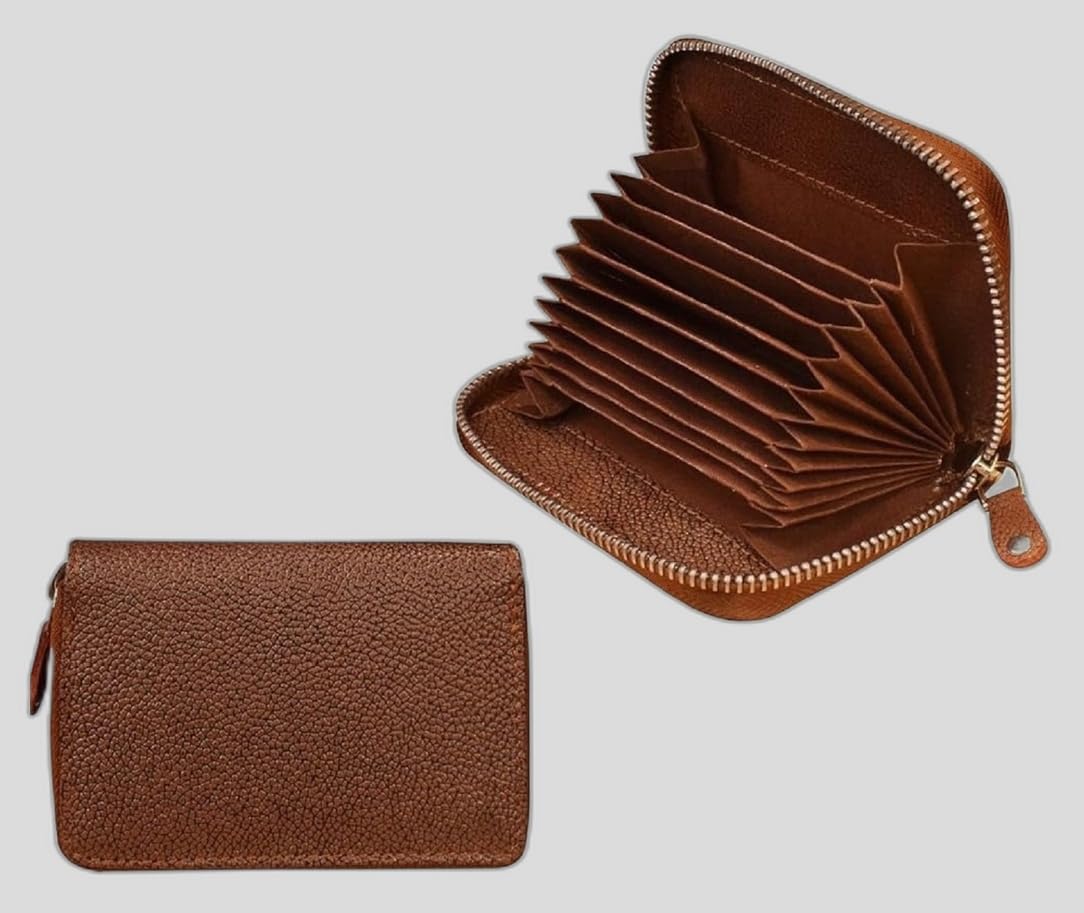 Slim Skinny Fit Card Wallet for Men and Women (saadu brownWG1T33586831)-picture-30