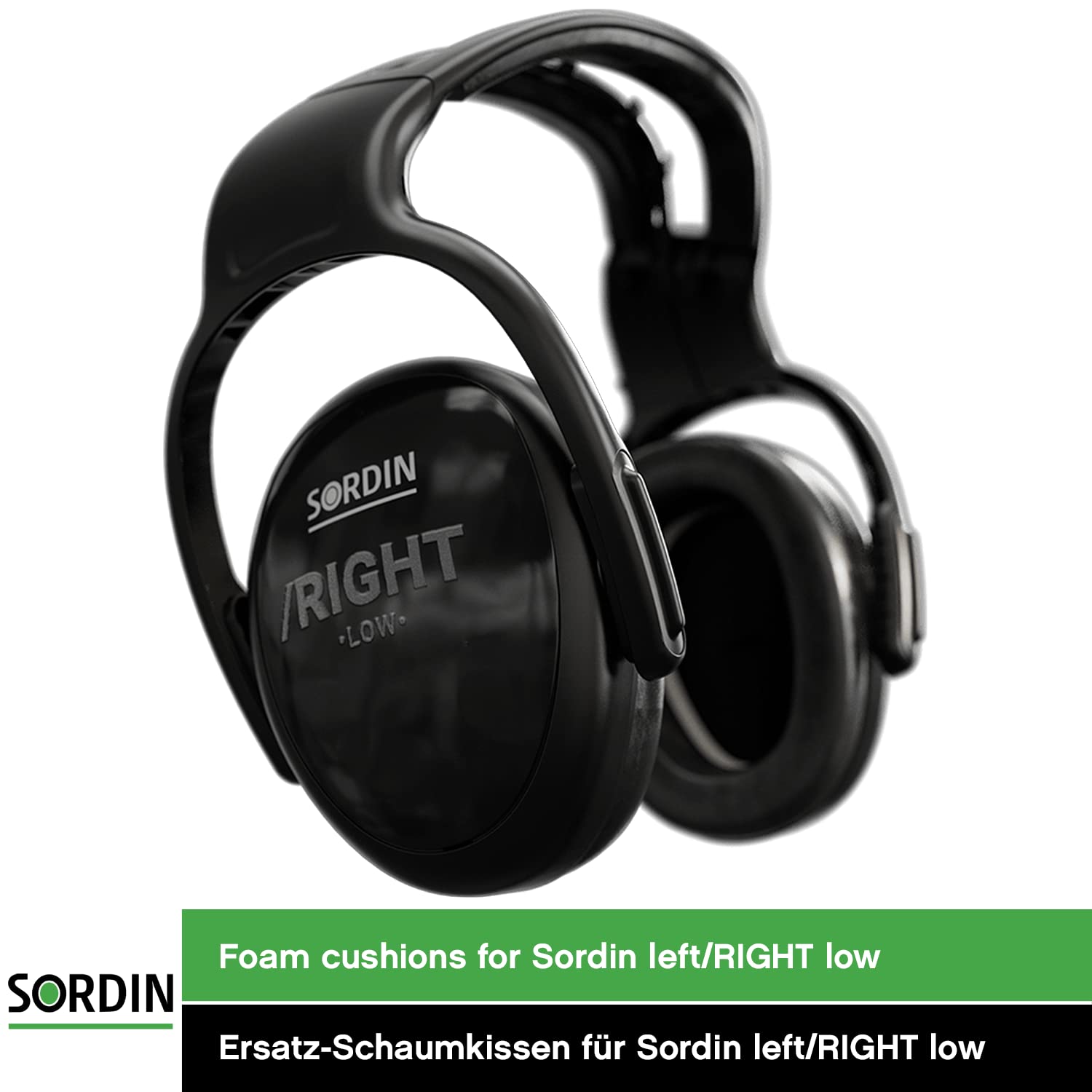 Sordin Hygiene Kit for Left/Right Low - 1 Pair Replacement Foam Cushions - Not Suitable for Other Earmuffs - Image 2
