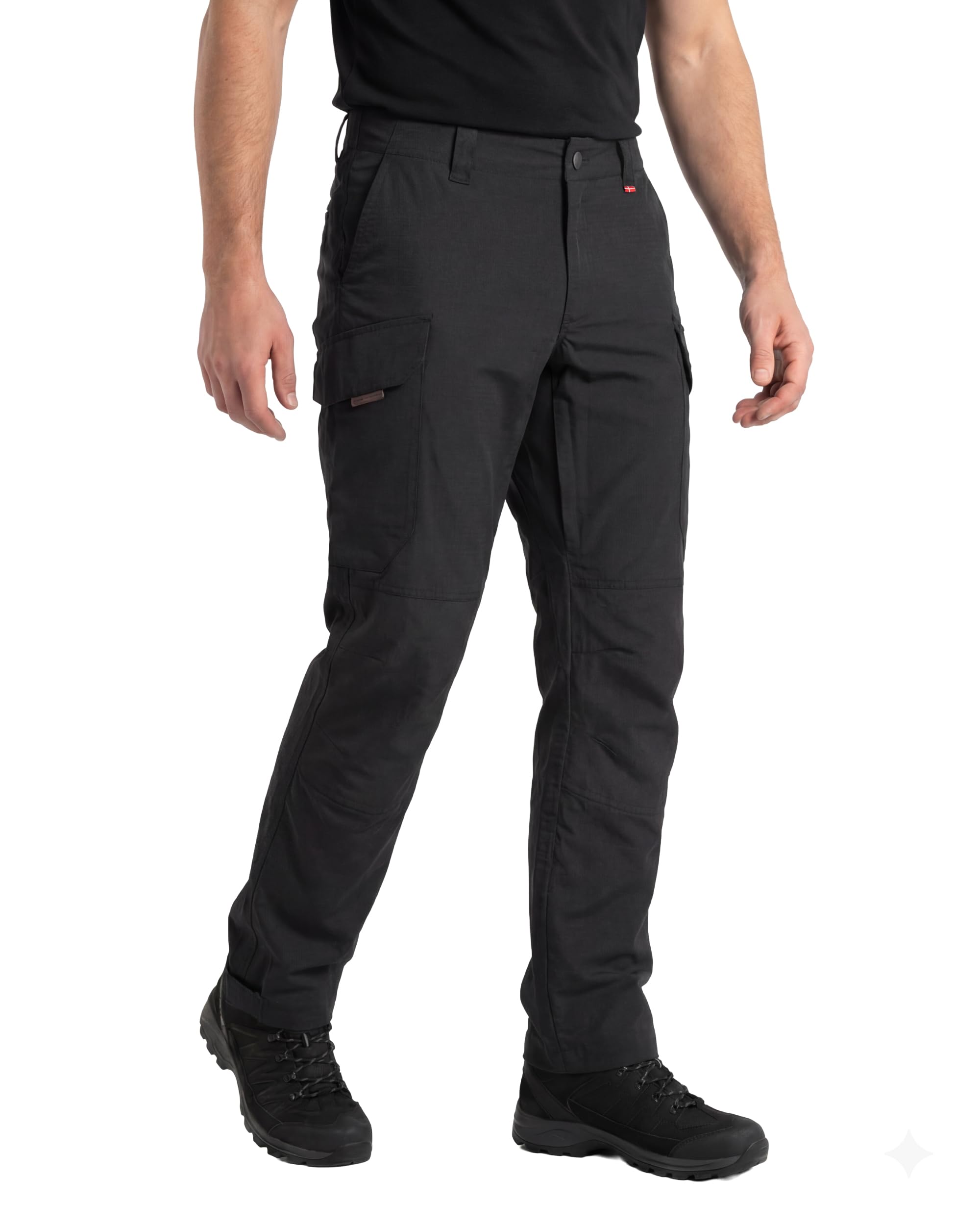 DANISH ENDURANCE Pantalones Trekking Hombre, Pantalones Impermeables de Trabajo, Termicos, para Senderismo, Esquì, Snowboard, Ajuste Regular - 2