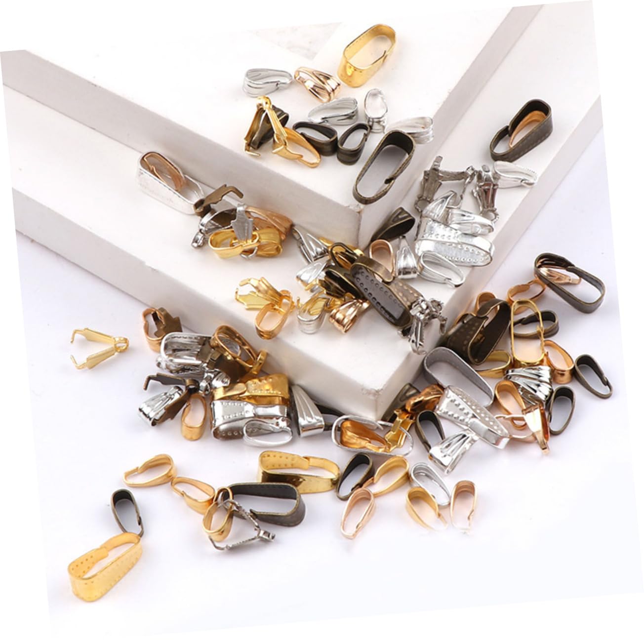 EXCEART 2000piezas Enganches Colgantes Para Collares Conectores De Pendientes Kc Antiguo Para Manualidades De Joyería