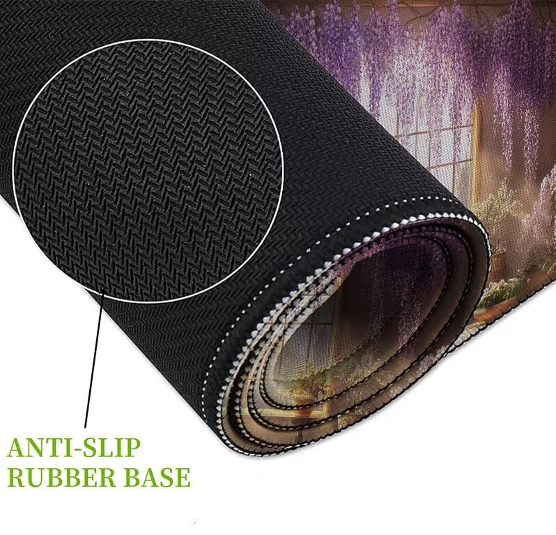 Mouse pad XXL bords cousus et base caoutchouc durable pour ordinateur portable