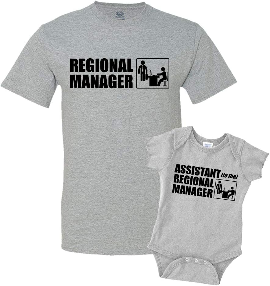 The office dad and baby shirt Clearance