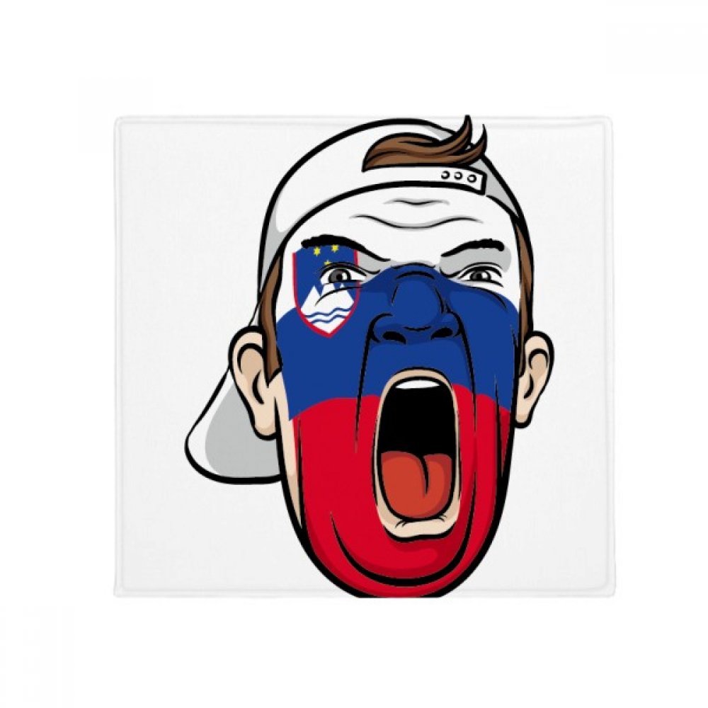 Cadeau drapeau Slovaquie tapis de sol 60x60 cm artistique pour une crémaillère