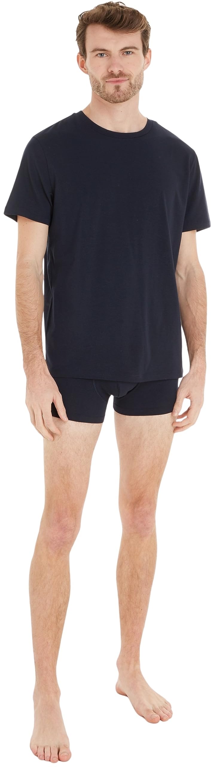 Tommy Hilfiger Men's Blue (Desert Sky/Desert Sky) Pyjama Set Short, L