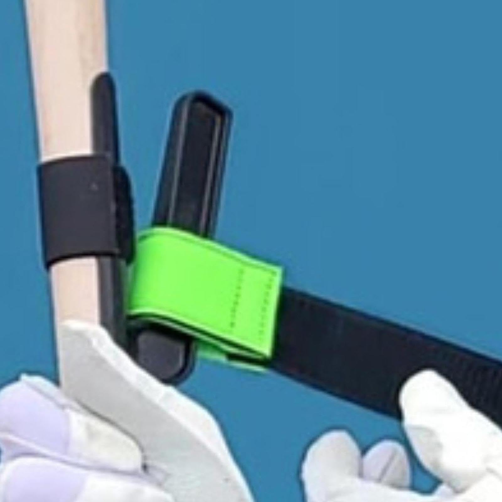 QSTDGVPW Baseball Training Strap Swing Alignment Band Posture Correction Band Swing Correction for Gym, Black Green