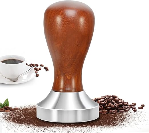 ERWEY Kaffee Tamper 58mm Hochwertiger Espresso Stampfer aus Edelstahl ...