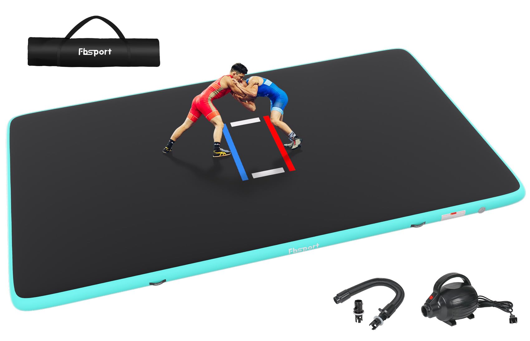 Boxing Equipment For Training FINCOME Inflatable Wrestling Mat