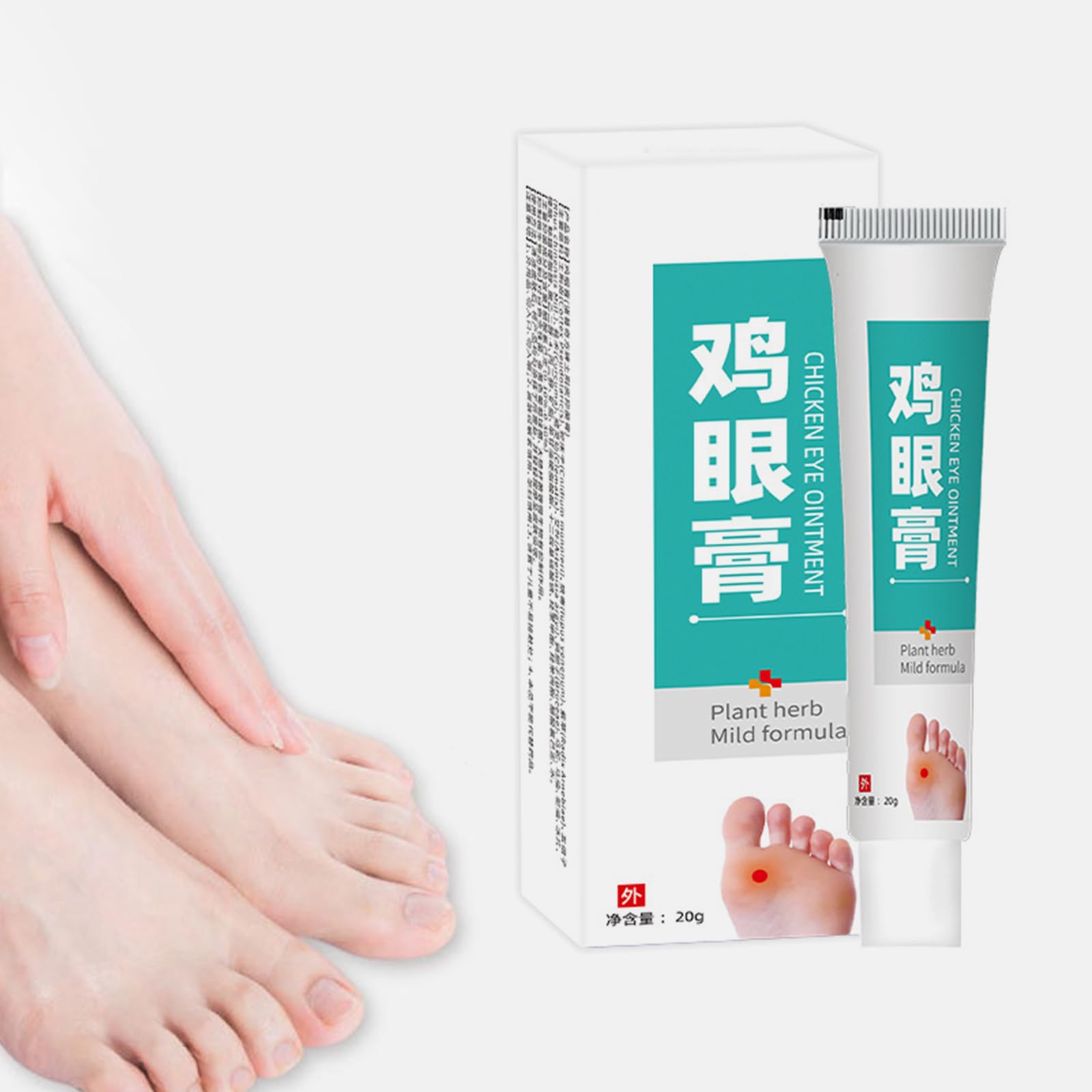 Verruche Rimozione Rimozione Della Verruca Corn Remover Rimuovi Calli Piedi Callifugo per Piedi Verruche Rimozione Della Pelle Crema Occhio di Pernice Riducono il Dolore ai Piedi e al Tallone 20 g