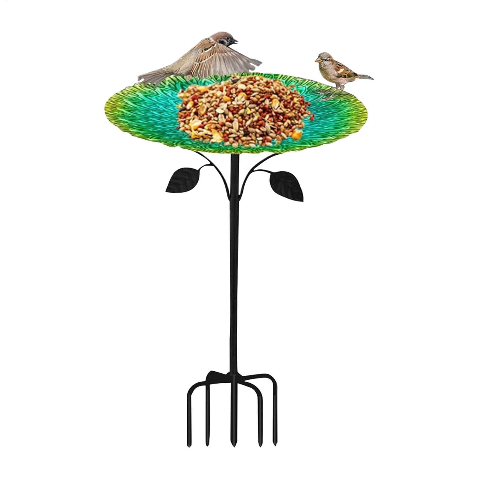 Bain d'oiseaux extérieur en métal pour le jardin et balcon