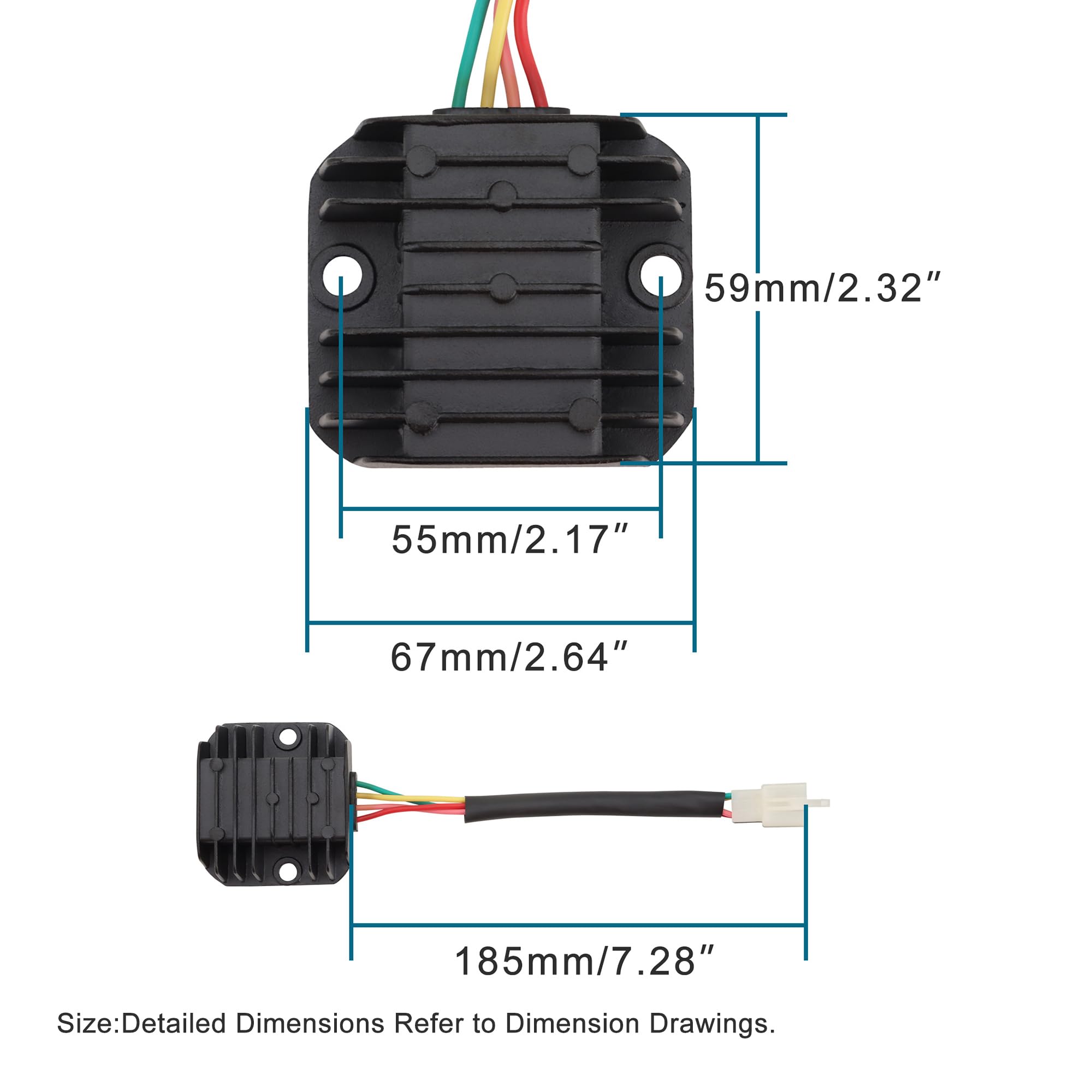 quad  ケーブル Best-Tronics Mfg., Inc. > Pedal Power Cables > Cioks Current
