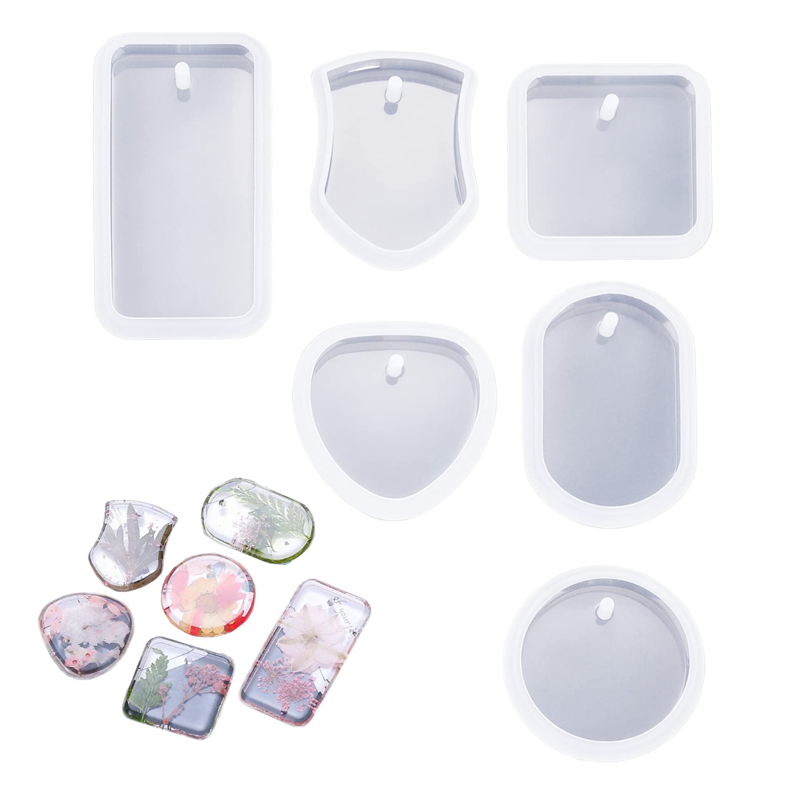 Amazon.co.jp: PureSino レジン シリコン モールド 穴あき