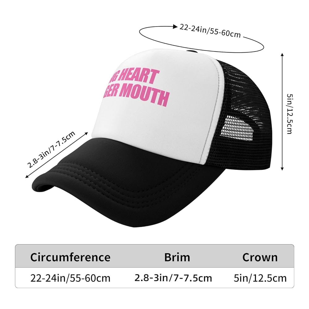 Amazon.com: Haebfsl Big Heart Bigger Mouth Trucker Hat