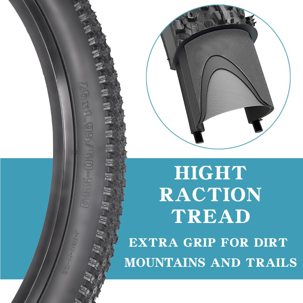 即決　MTBタイヤ　26×1、95　2本（新品）★