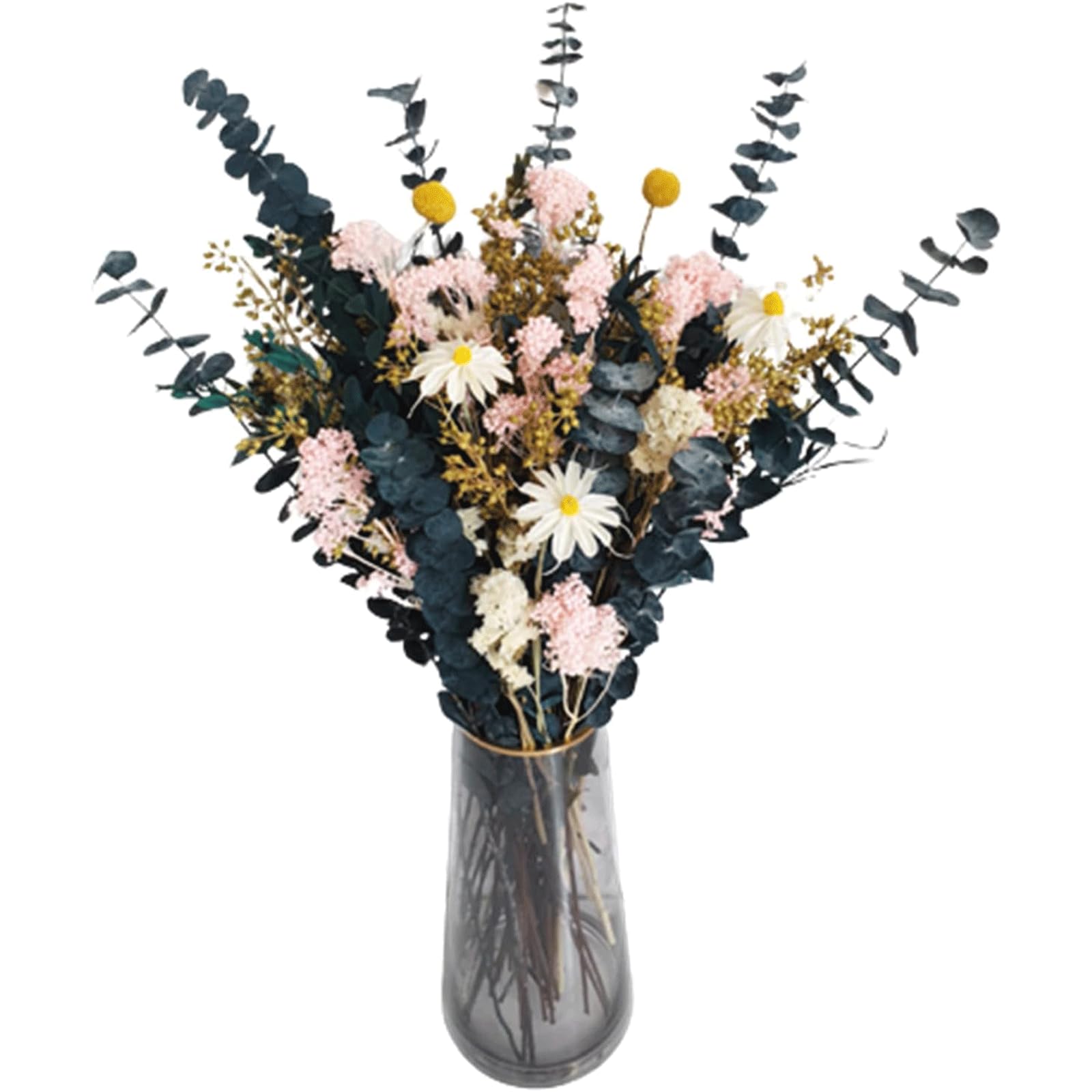 XDLEDMKIZ Elegant Fake Flowers Artificial Flowers Centerpieces Bouquets Decor Realistic Floral Arrangement Decoration