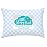 Little Sleepy Head Toddler Pillow with Pillowcase 13x18 - Kids Pillow for Sleeping - Better Neck Support Ergonomic Pillow and Toddler Pillowcase - Best Pillows for Kids (Checkers Baby Blue)