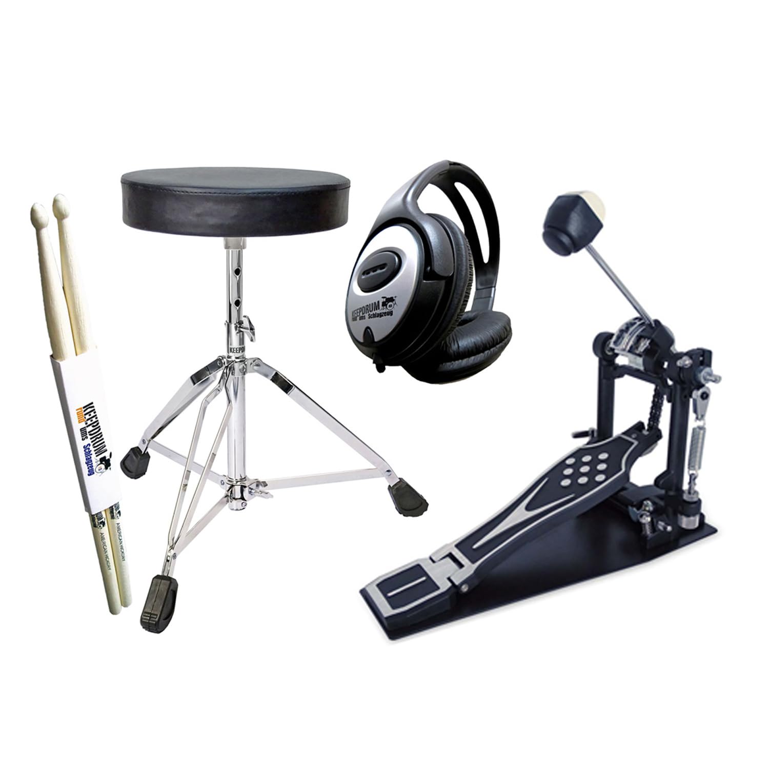 Roland TD313 E-Drum elektronisches Schlagzeug mit keepdrum Zubehör-Set