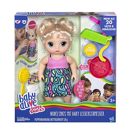 Preisvergleich Produktbild Hasbro Baby Alive C0963100 - Baby Leckerschmecker, Puppe