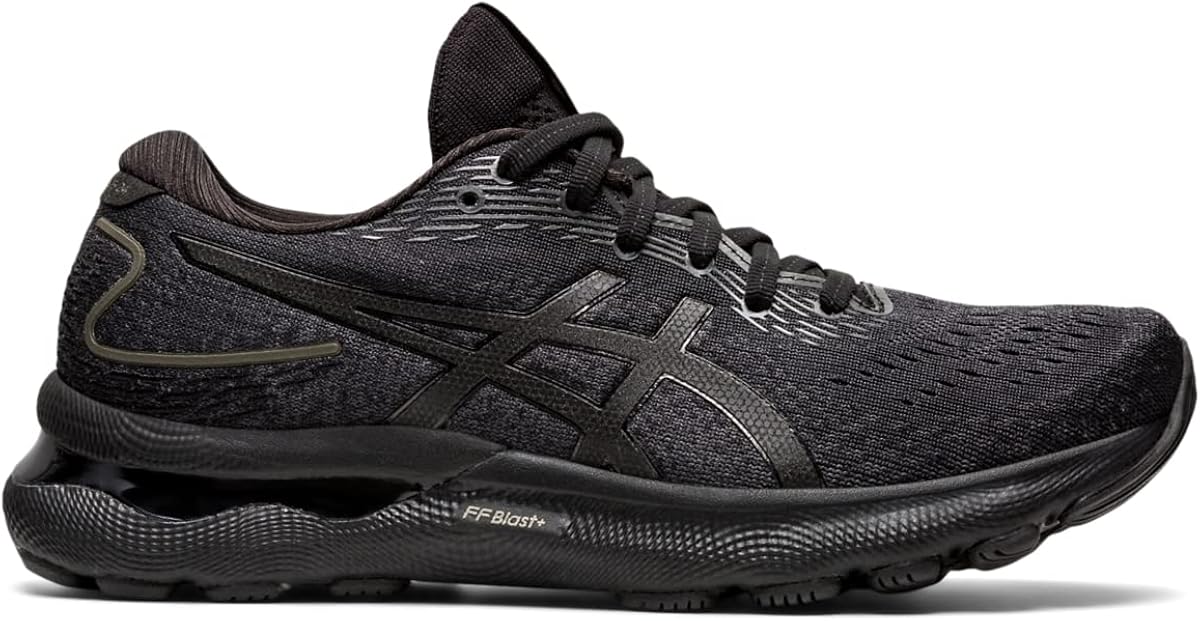 ASICS Women's Gel-Nimbus 24 Running Shoes 6 Black/Black