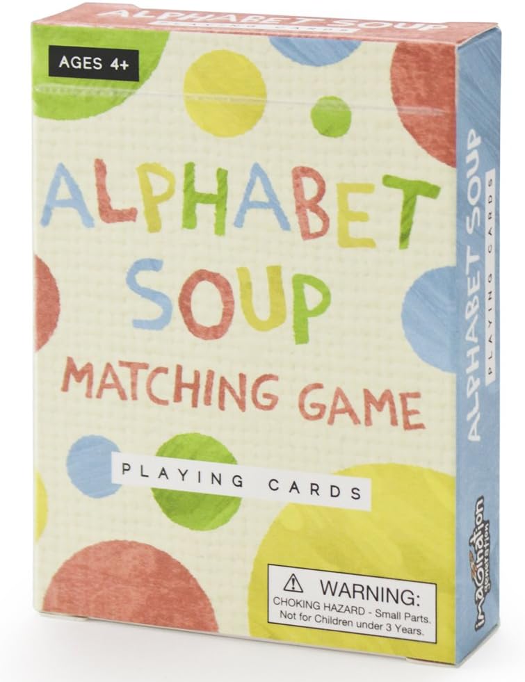 Imagination Generation Illustrated Card Game| Develop Critical Thinking, Strategy & Problem Solving| Alphabet Matching Cards
