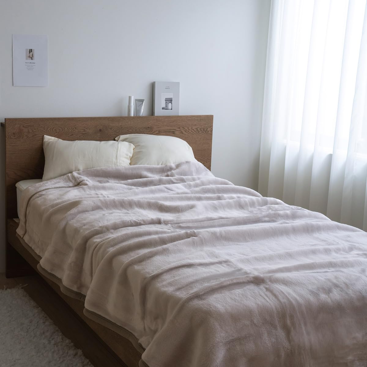 Amazon｜西川 ニューマイヤー毛布 シングルロング 無地 軽量 吸湿 発熱