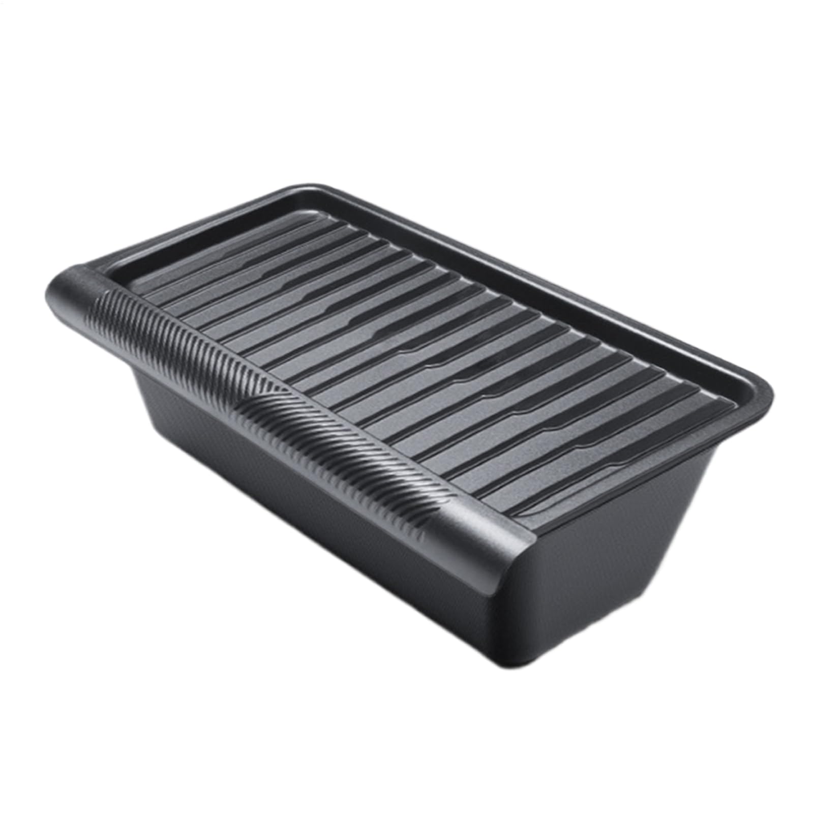 Hjatirace Storage Box Under The Car Seat, Vehicle Storage Bin, Waterproof Car Tray, Waterproof Build, Multi-Purpose Use, Black, For Commuting Travel