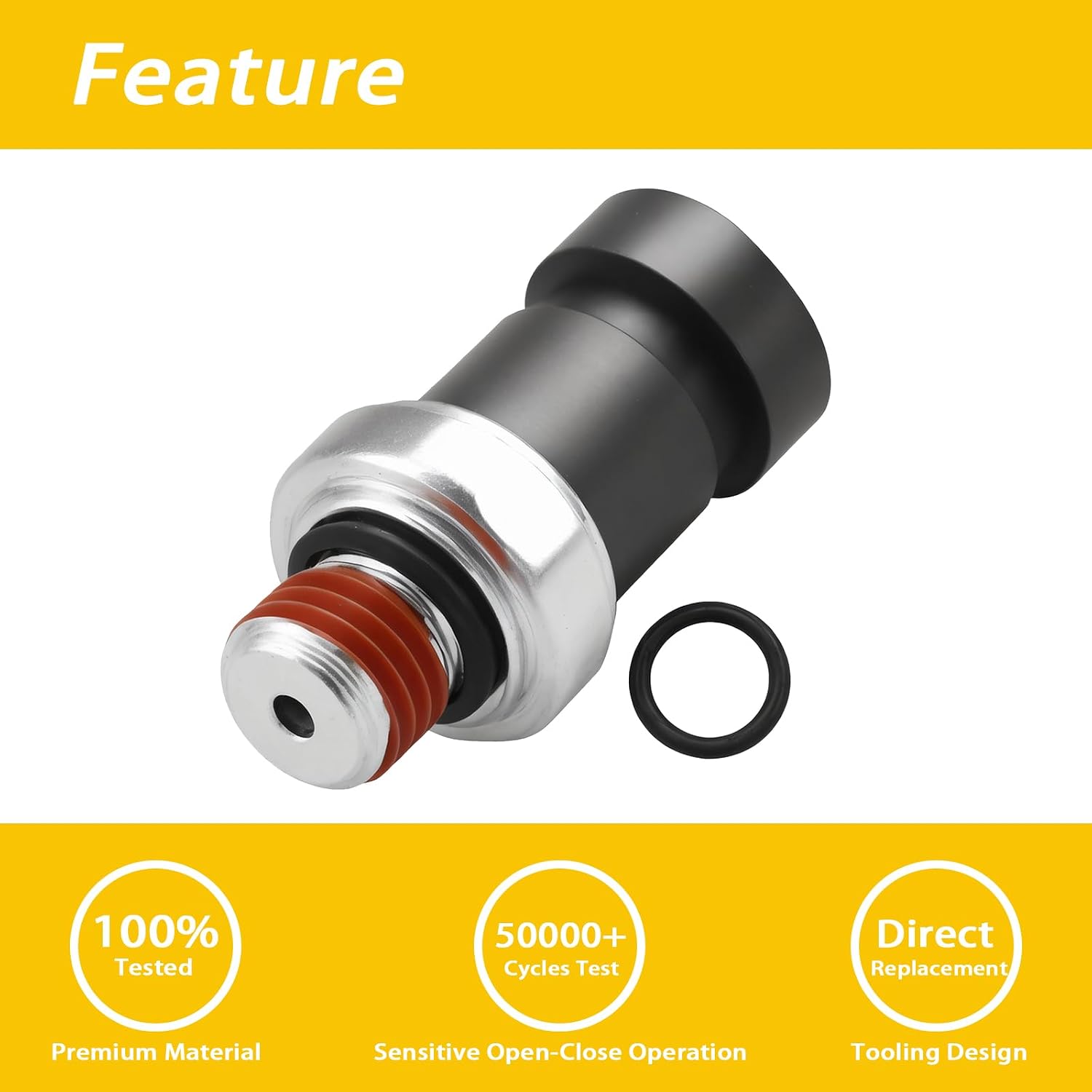 LS LT LTZ WT CX CXL CXS SL SLE SLT S Oil Pressure Sensor Switch Compatible with CHEVY Caprice Colorado Trailblazer Equinox Impala Malibu Traverse Rainier 12635957 2002-2017 Upgrade Oil Pressure Sender