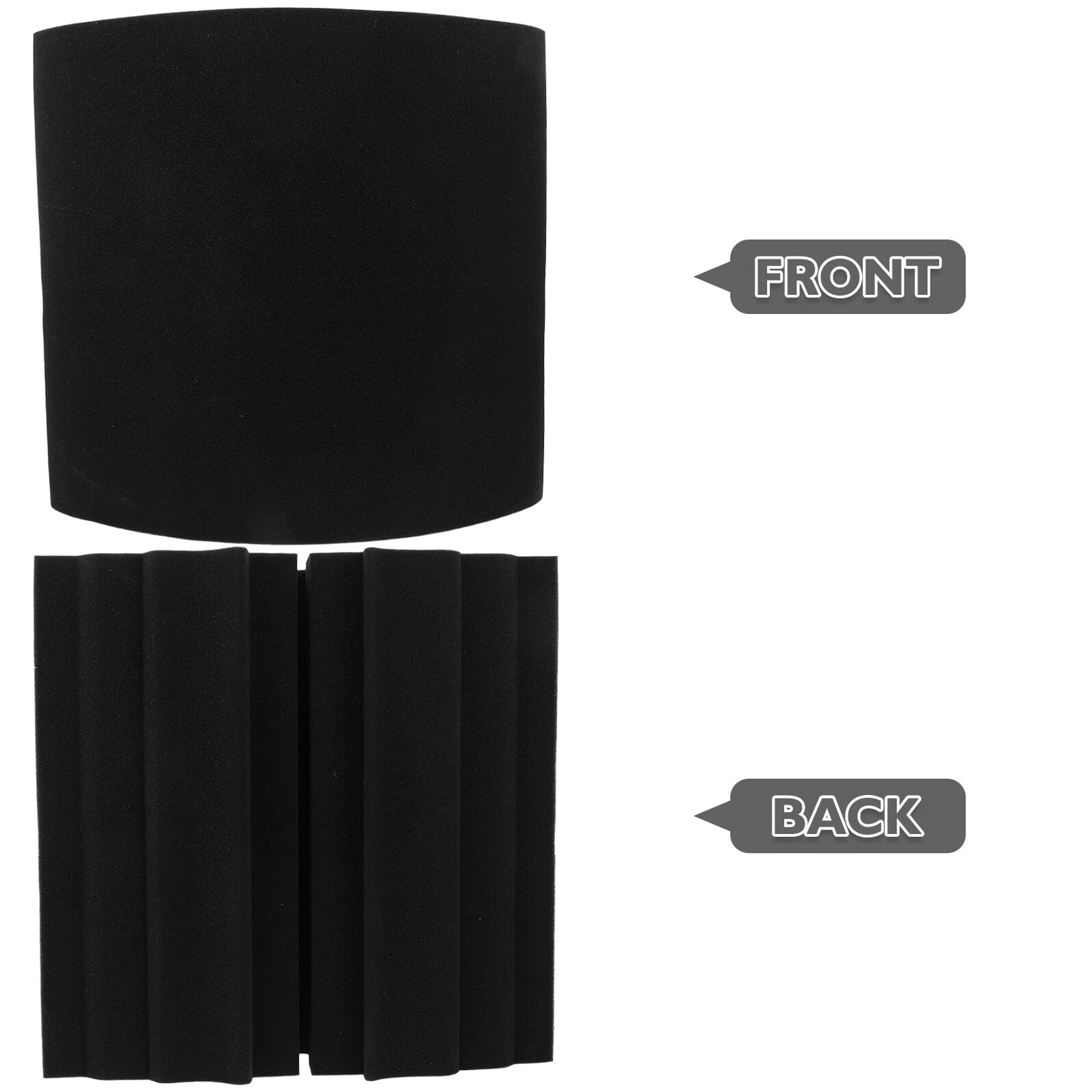 Abaodam Kit 3 Cuscinetti Sordina per Batteria Pad Silenziatori in Schiuma ad Alta Densità, Accessori per Tamburi e Piatti per Esercitarsi Silenziosamente, Smorzatori Leggeri e