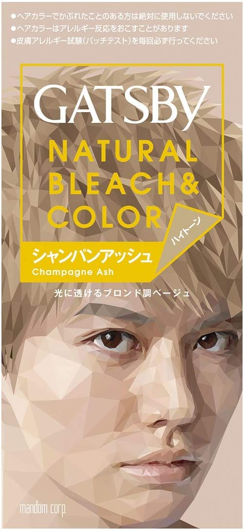 Amazon.co.jp: ギャツビー ナチュラルブリーチカラー シャンパン