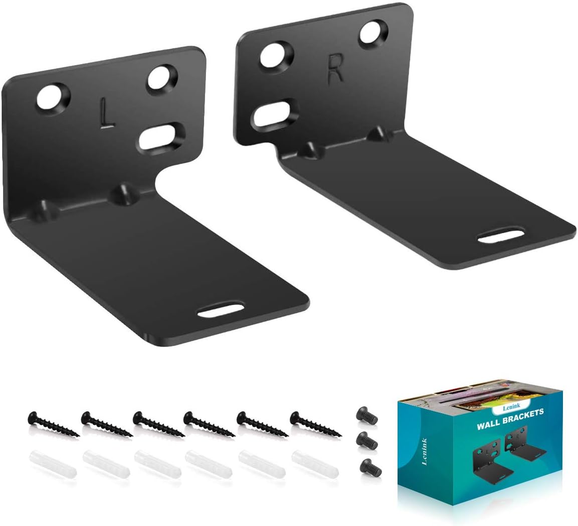 Lenink Wall Mount Bracket, Sound Bar Wall Mount Compatible