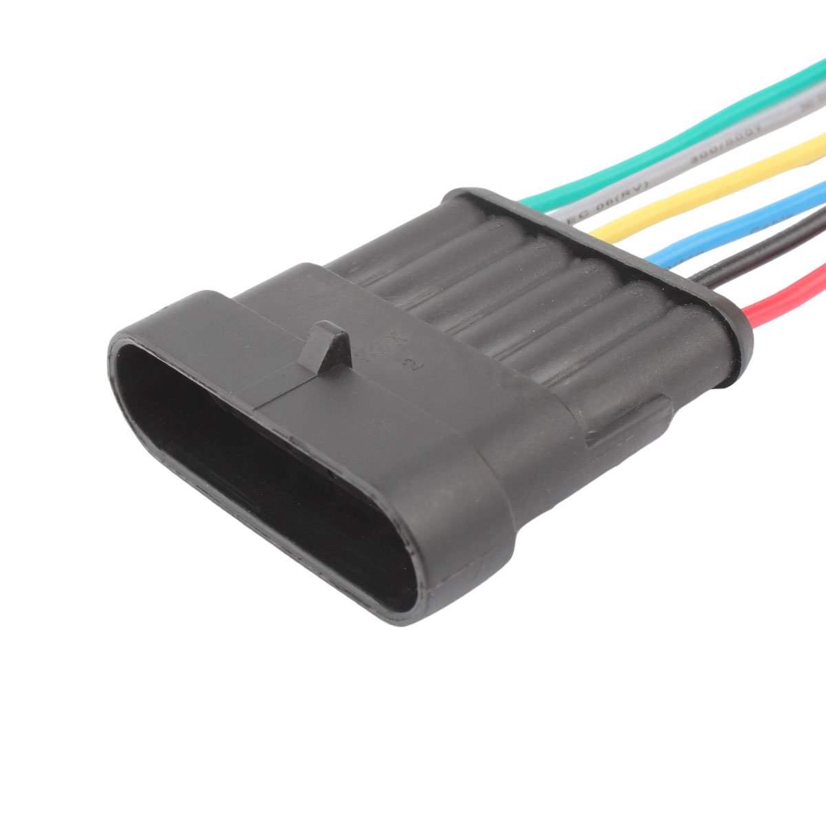 TOMALL 6 pin connector AWG 18 étanche molex vers pour prise électrique à prise rapide Série 6 Wire Triggle 1,5 mm (paquet de 4)