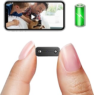 Smallest Wireless Wifi Battery Camera,HD1080P Security Camera,Portable Baby Monitor Camera Pet Camera with Upgrade Night Vision,Motion Detection,Cloud Storage for Security with iOS Android APP