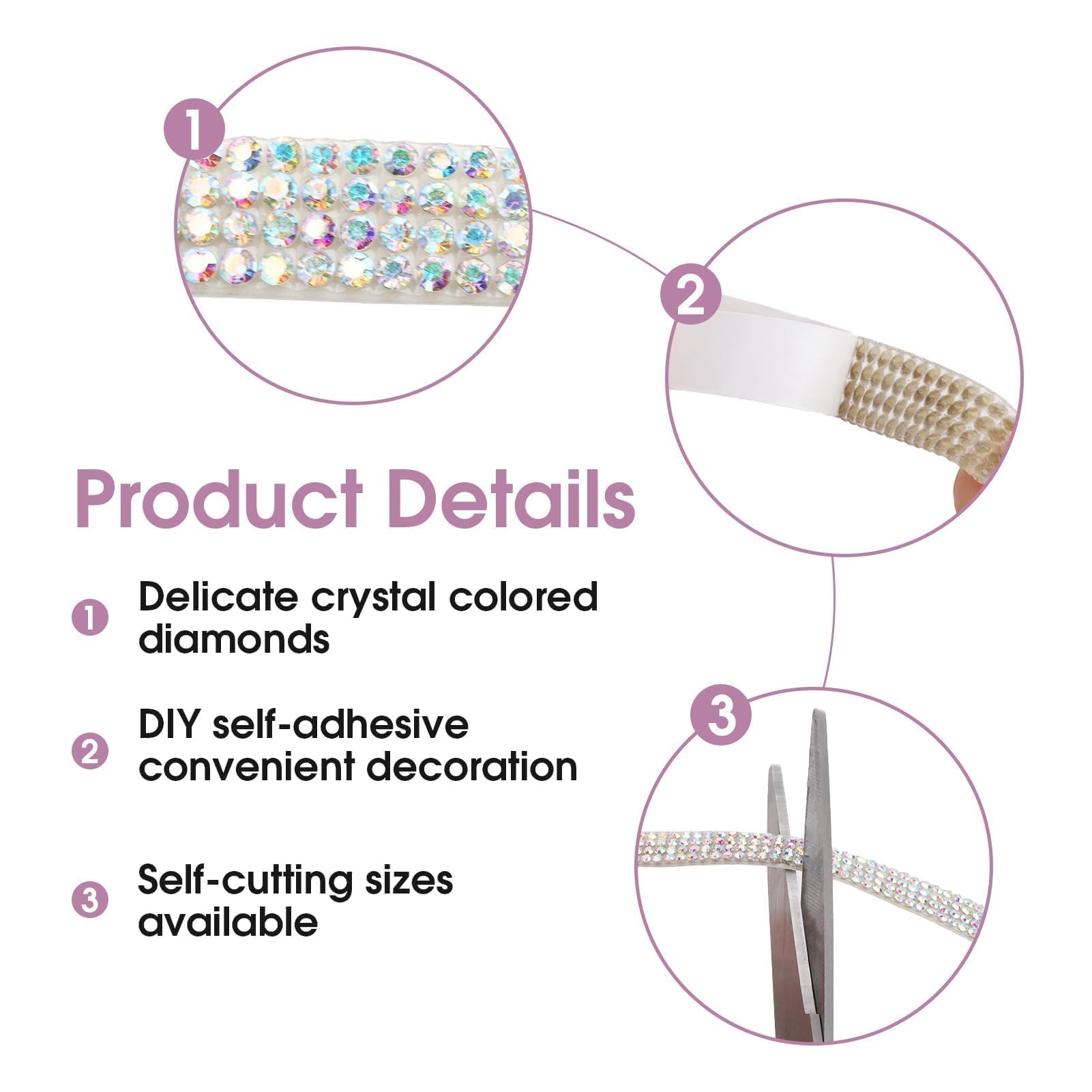 1yard 15mm Diamant Mesh Wrap Roll Sparkle Cristal Strass