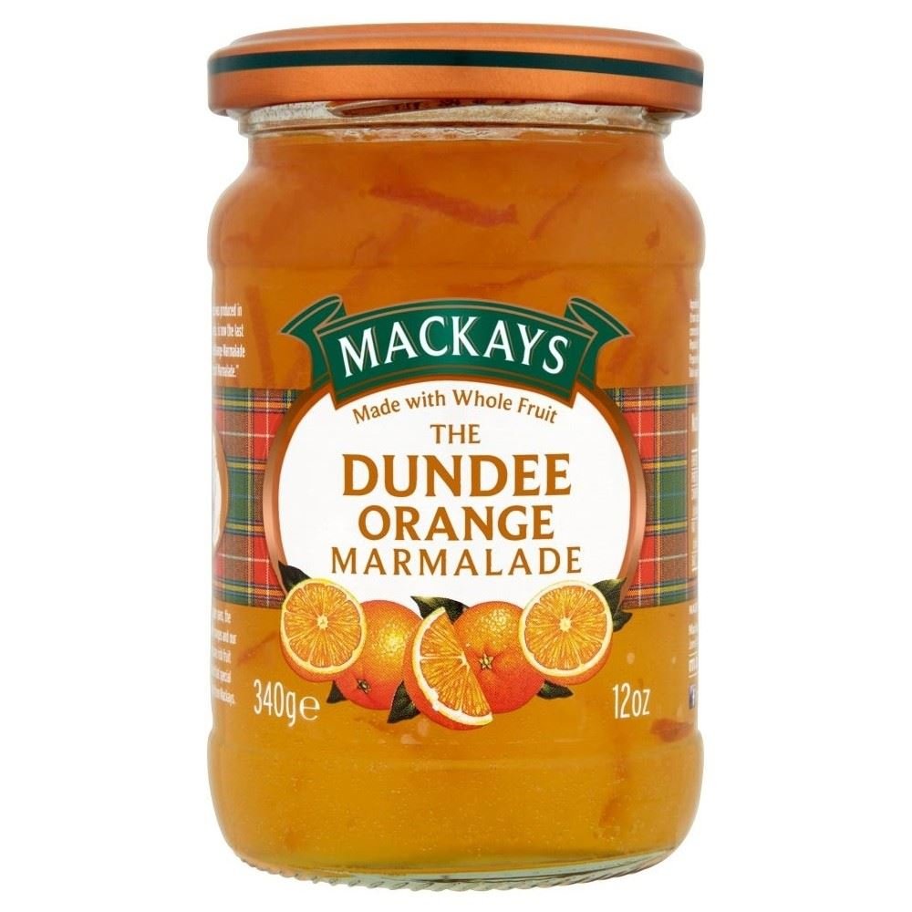 Mackays La Marmellata Dundee Arancione (340g) (Confezione da 6)