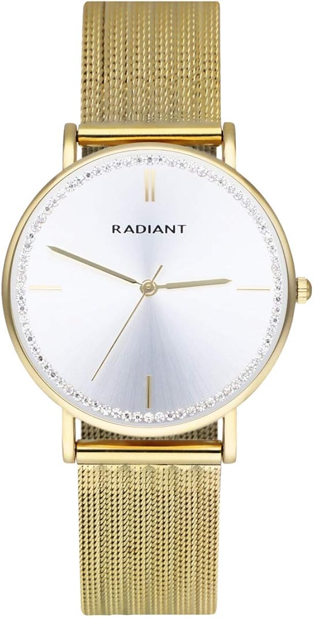 RADIANT - Collezione Alliance - Orologio analogico e automatico. Orologio da polso per donna. Orologio con bracciale con quadrante bianco e cinturino in acciaio inossidabile. Dimensioni 34mm. 3ATM. RADIANT - Collezione Alliance - Orologio analogico e automatico. Orologio da polso per donna. Orologio con bracciale con quadrante bianco e cinturino in acciaio inossidabile. Dimensioni 34mm. 3ATM.