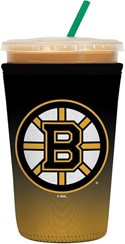 Miniatura 8 de Sok It Java Sok NHL - Funda de neopreno aislada para taza de café helado y soda fría (Boston Bruins, grande 30-32 onzas)