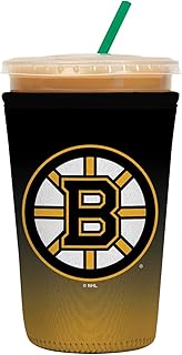 Sok It JavaSok NHL Hockey Iced Coffee & Cold Soda Insulated Neoprene Cup Sleeve (Boston Bruins, Medium: 22-28oz)