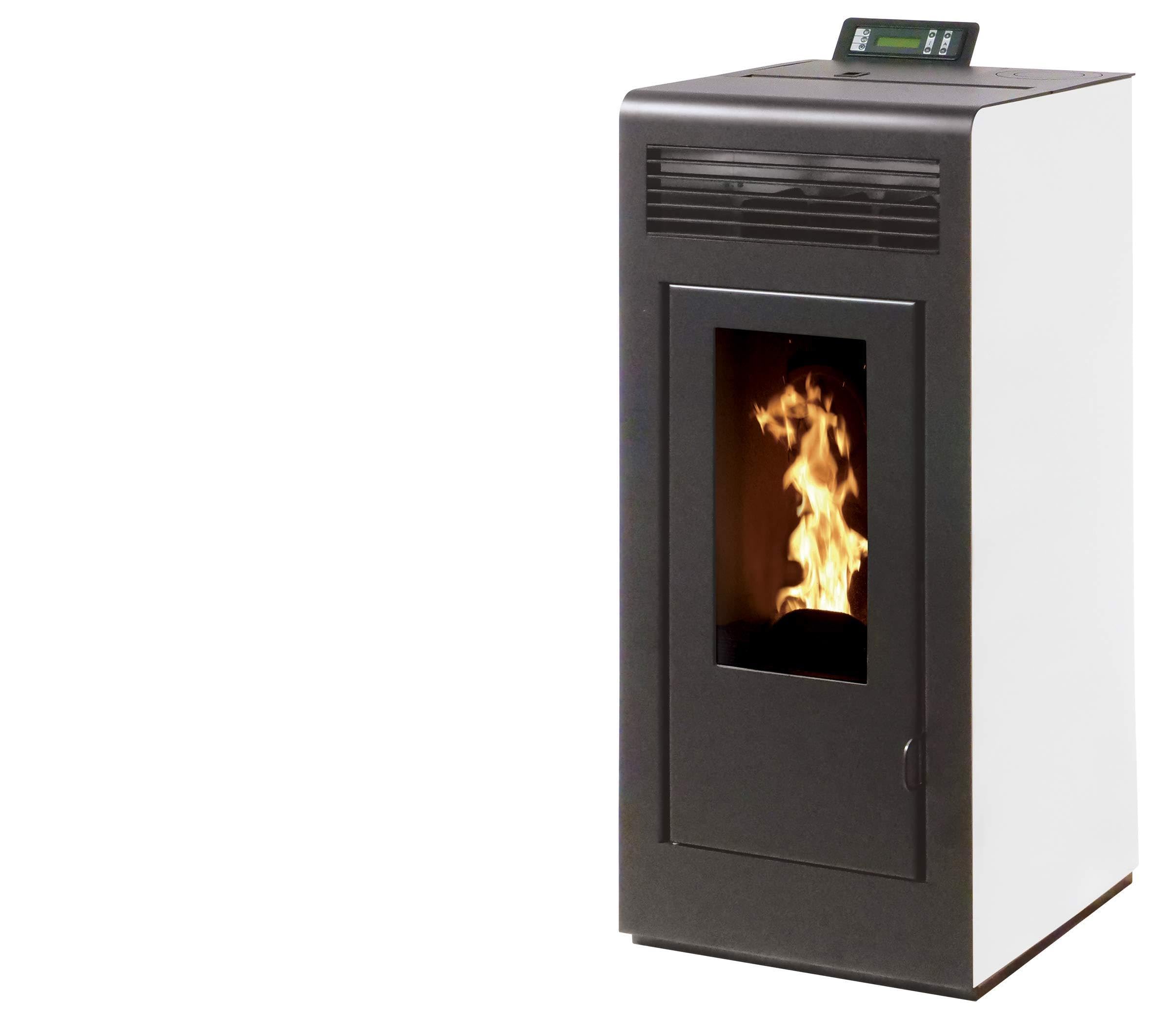 Pack Poêle à granules Interstoves MARINA 13 Etanche sortie Concentrique sur le dessus + Kit Conduit Vertical 80/125 -