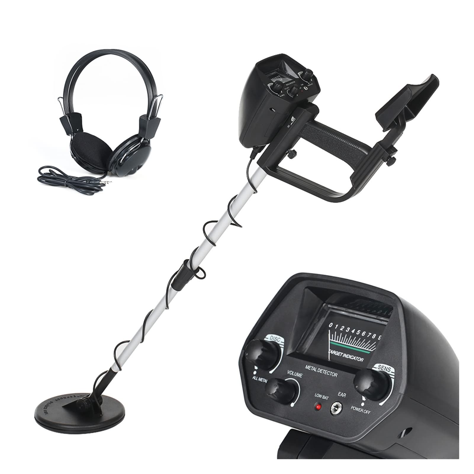 Metal Detector, Children Underground Metal Detector Gold Detectors Treasure Hunter Tracker Seeker Metal Circuit Detector(Lens)