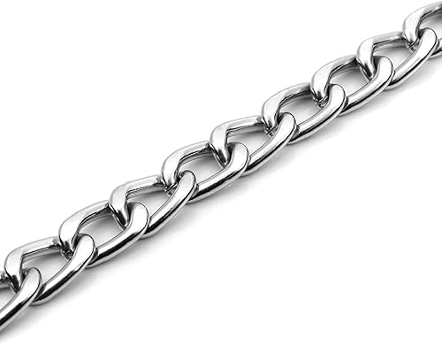 Miniatura 4 de Mogoko Collar de cadena personalizado de acero inoxidable para perro, collar deslizante de metal personalizado para cachorros, gargantilla de