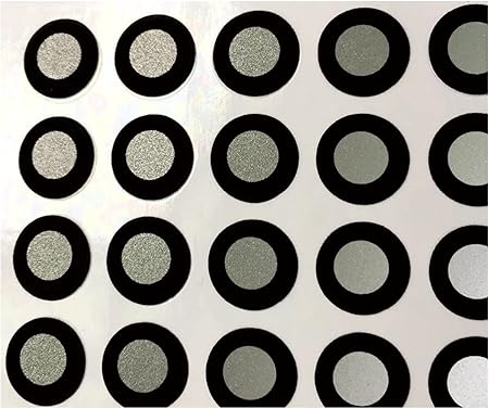 review CMYX Reference Point Markers Highly Reflective 3D Scanning Marking Point Inner 6mm Outer 10mm Handheld 3D Scanner Reflective Marking Point 1000 Points for Compatible 3D Scaners