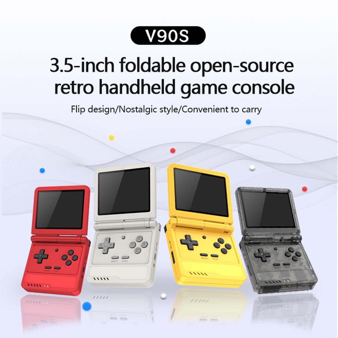レトロゲーム機 3台セット Amazon | Goekhyranirc 折りたたみ式レトロゲーム機 v90s 携帯型