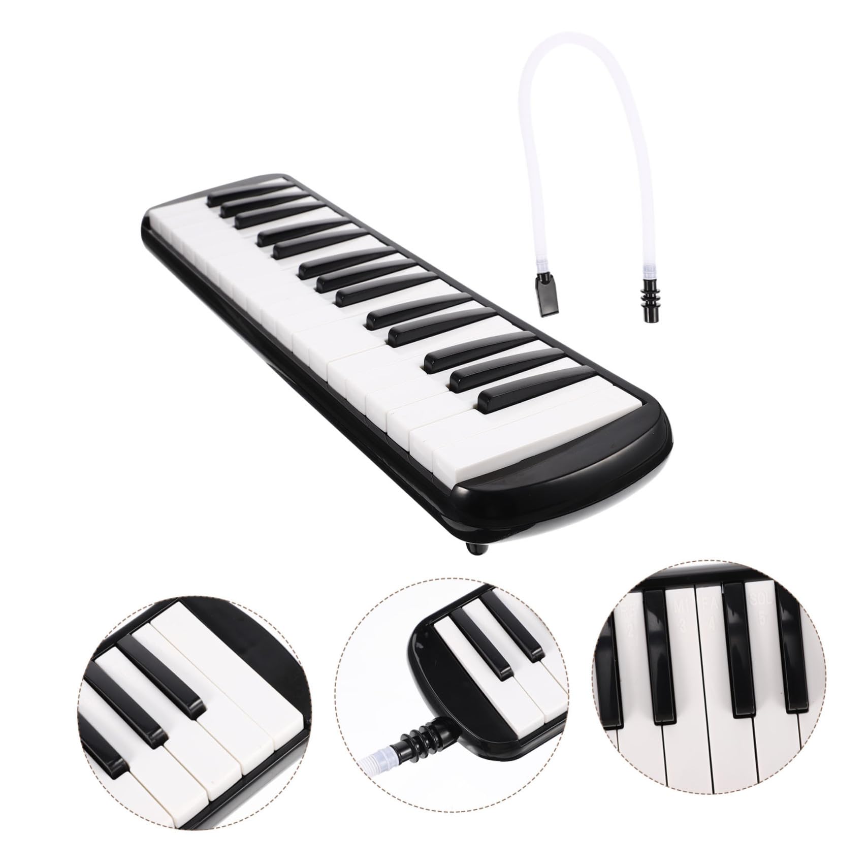 Melodica Tasti Bocchini Corto Per Principianti Strumento Musicale Per Ragazzo Ragazza Ragazza e Adulti Per Apprendimento e Spettacoli