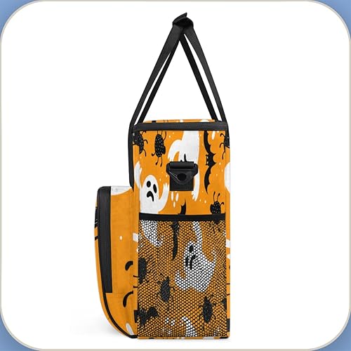 Miniatura 4 de Bolsa de café de murciélago fantasma de Halloween, bolsa de almacenamiento para decoración de Halloween, bolsa de almacenamiento compatible con