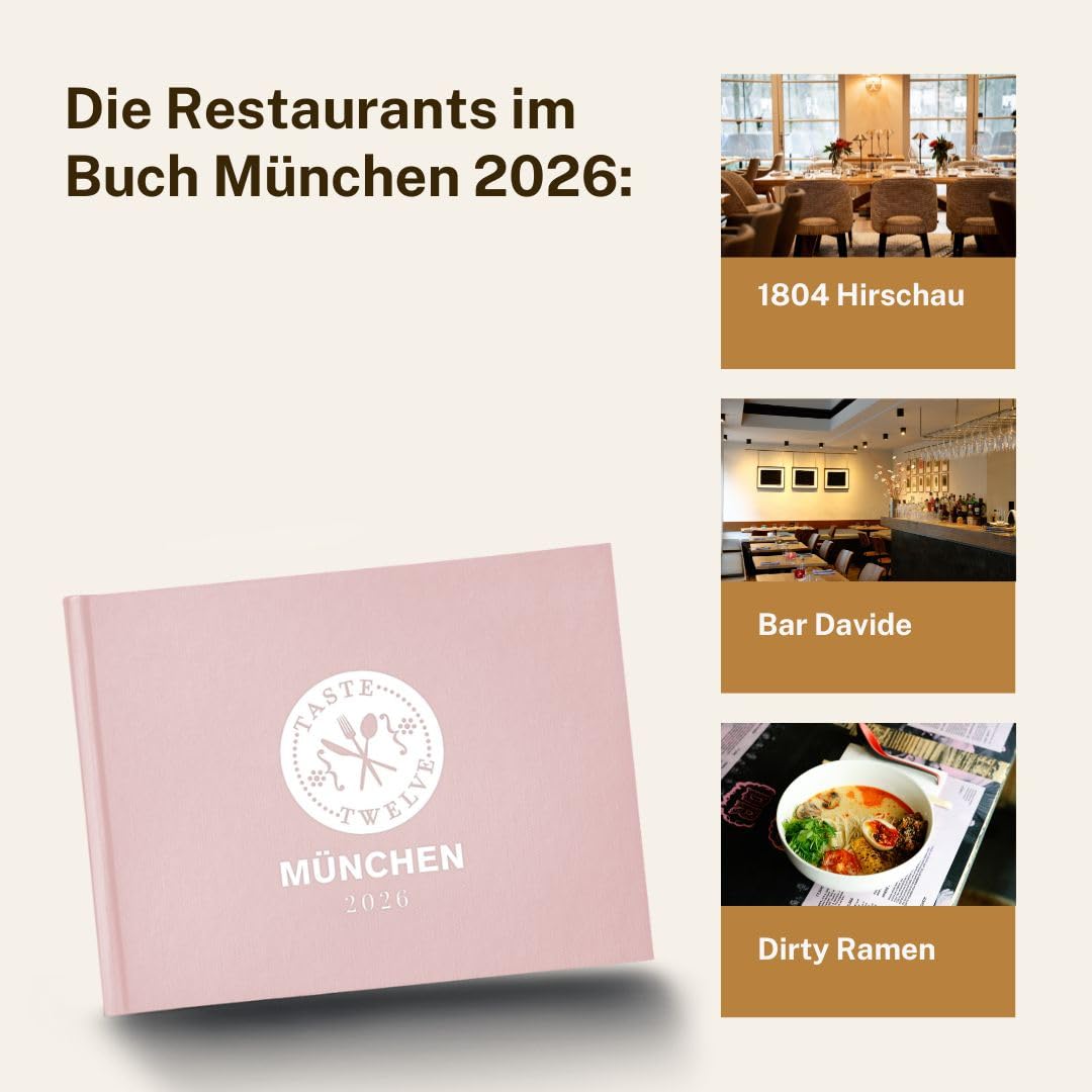 TASTE TWELVE Monaco 2026 – Guida al ristorante & Libro di buoni – 12 ristoratori invitano – più di un libro di buoni, il regalo perfetto per gli intenditori