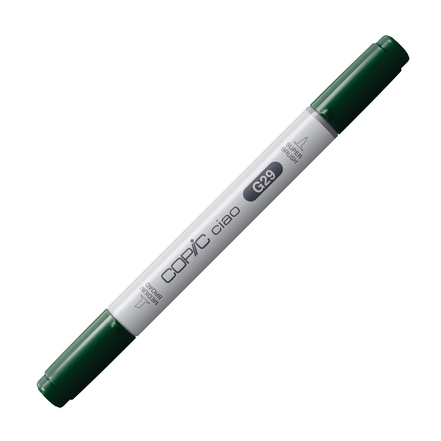 COPIC Ciao Coloured Marker Pen - (G-29) Pine Tree Green, For Art & Crafts, Colouring, Graphics, Highlighter, Design, Anime, Professional & Beginners, Art Supplies & Colouring Books
