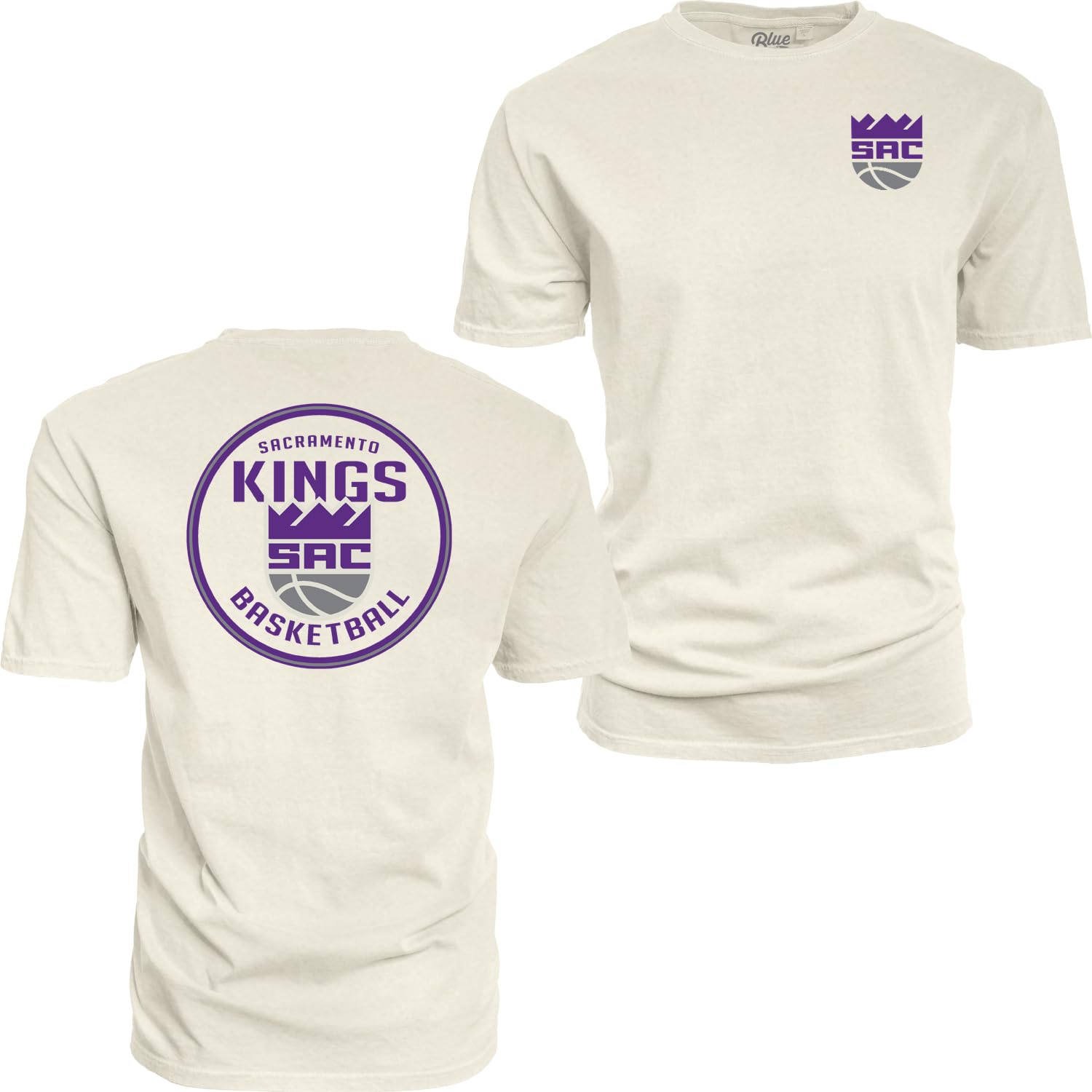 Blue 84 NBA Officially Licensed T-Shirt Ringspun Front/Back Ivory