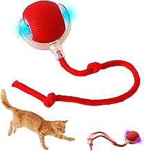 pranika Interacative Rolings Toy, Interactives Toy Electric 360° Smart Automatic Rollings Pet Balls Interactives Rollings Cat Balls - Multicolor (Cat Rolling Ball)